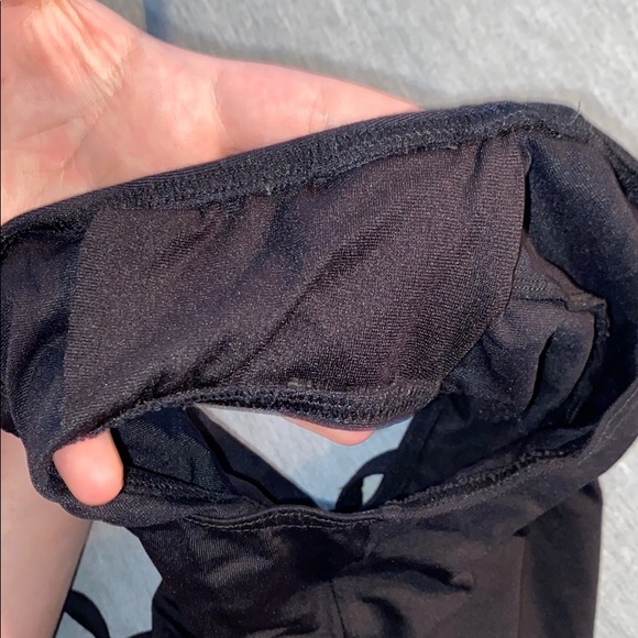 Black Leotard with black beaded mesh - Picture 3 of 4